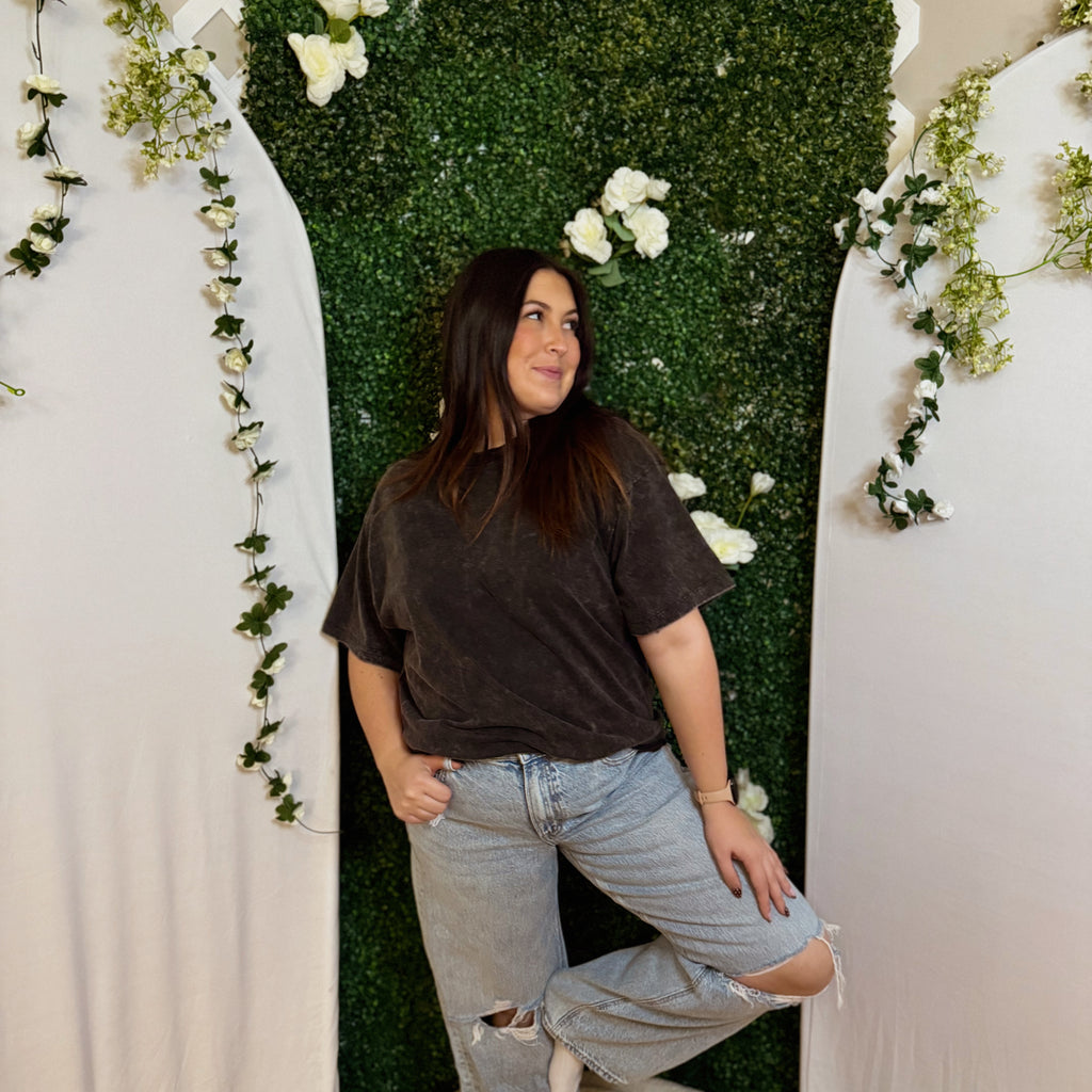 🖤 The Everyday Tee — Ash Black