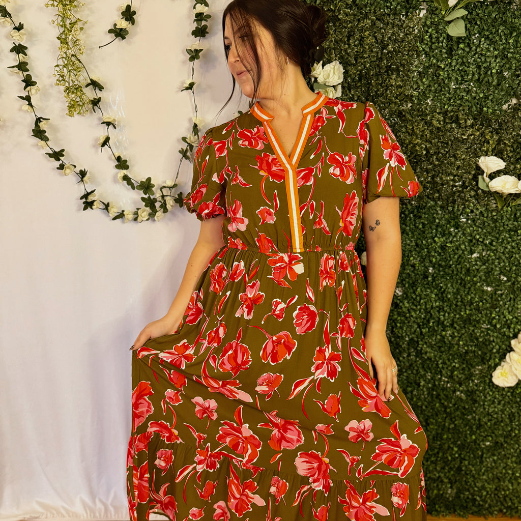 🍁 The Autumn Bloom Maxi