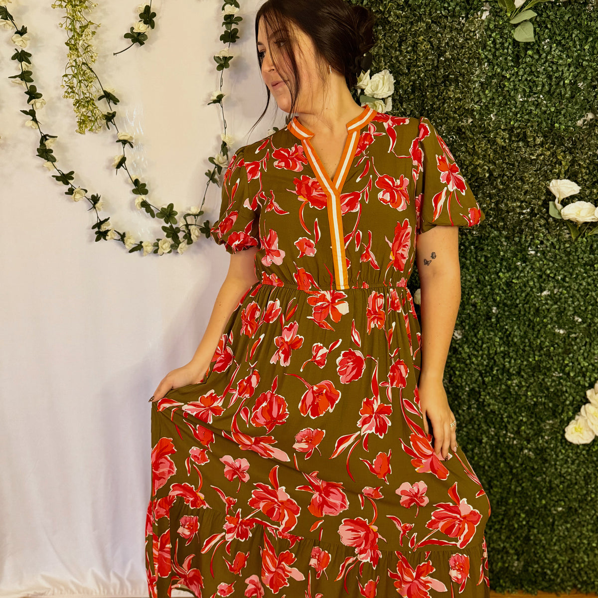 🍁 The Autumn Bloom Maxi