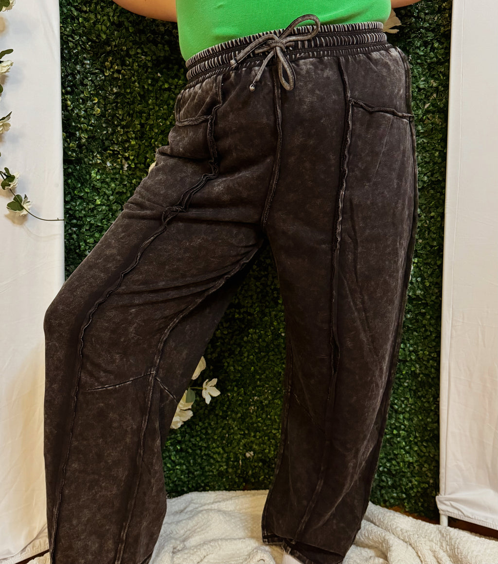 🖤 The On Repeat Barrel Pants