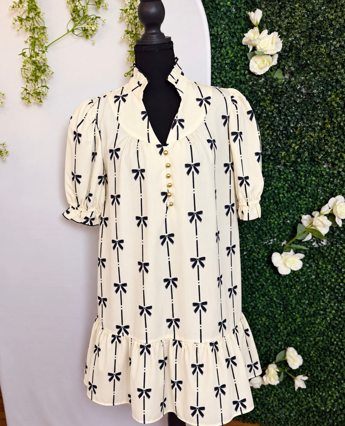 🎀 The Bow & Bloom Dress