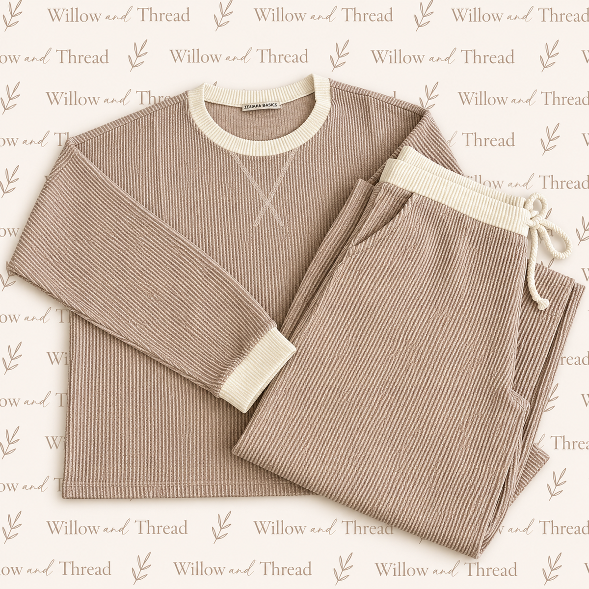 🤎 The Cozy Hour Ribbed Set