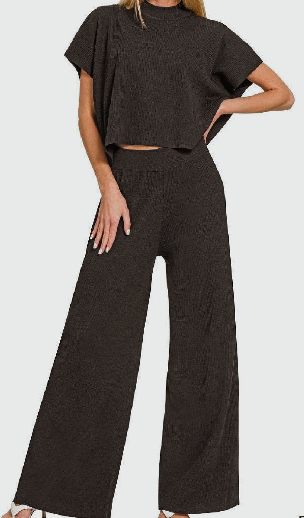 🖤The On The Go Two Piece Set