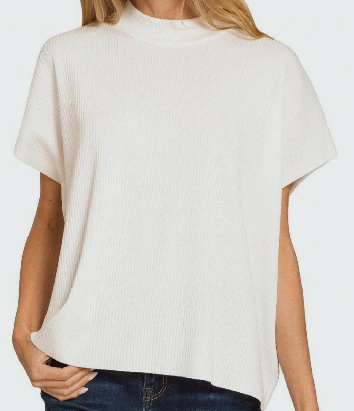 🦢The Simply Sweet Mock Neck Top